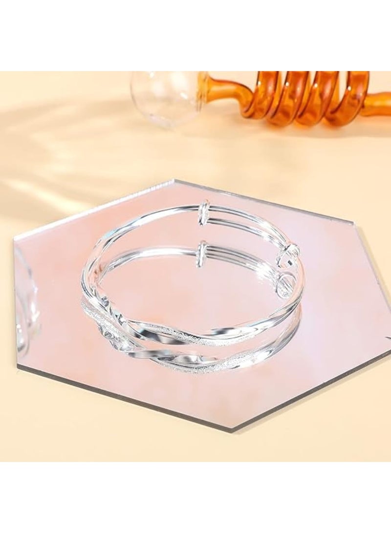 SYOSI Silver Bangle Bracelet, Adjustable Fidget and Anxiety Relief Bracelet for Women and Girls, Classic Charm Bangle for Stress Relief, Birthday Graduation Valentine’s Day or Everyday Wear, Silver - Image 2