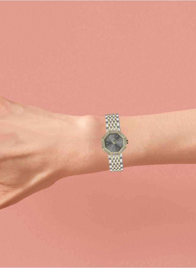 MARTINI Elegant Martini Women's Watch Stylish Grey Dial Stainless Steel Band Water Resistant Perfect for Casual and Formal Wear - Image 3