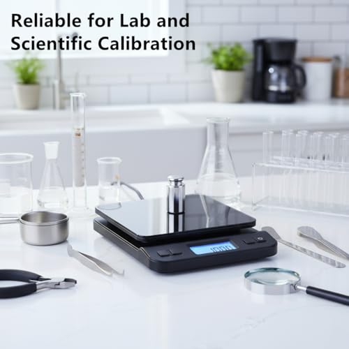 I-MART 5PCs Calibration Weights Set 1g 2g 5g 10g 20g Premium Steel Chrome Small Weights for Digital Scale Balance Jewelry Kitchen Craft Precision Scale Calibration Weight Set - Image 5