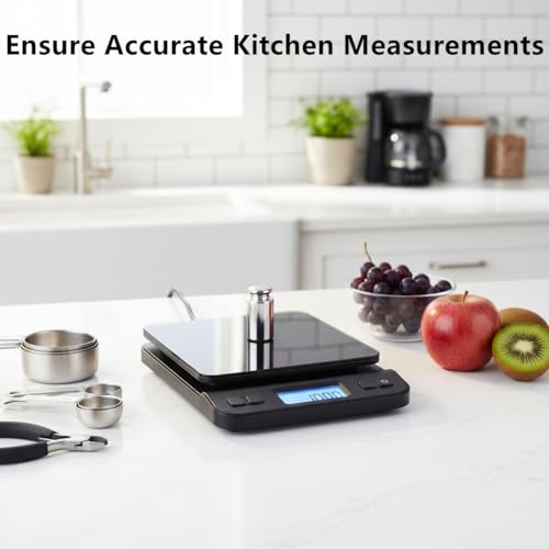 I-MART 5PCs Calibration Weights Set 1g 2g 5g 10g 20g Premium Steel Chrome Small Weights for Digital Scale Balance Jewelry Kitchen Craft Precision Scale Calibration Weight Set - Image 4
