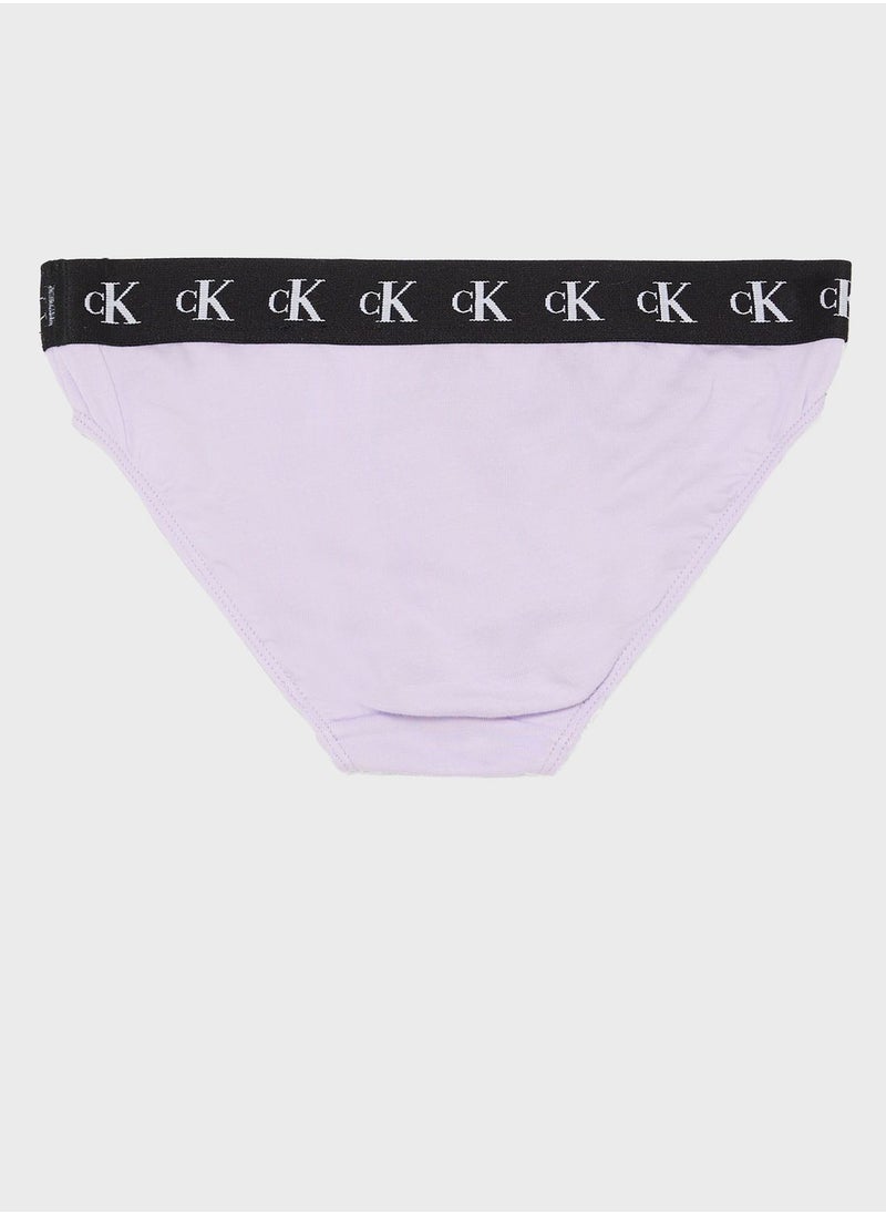 Calvin Klein Jeans Kids 3 Pack Assorted Bikini Bottom  - Image 5