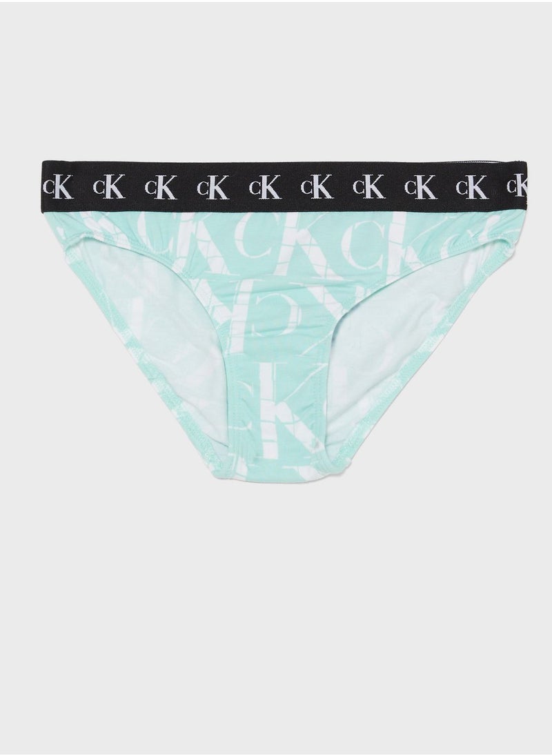 Calvin Klein Jeans Kids 3 Pack Assorted Bikini Bottom  - Image 4