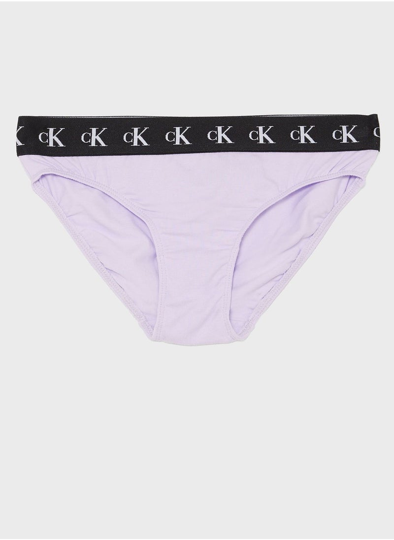 Calvin Klein Jeans Kids 3 Pack Assorted Bikini Bottom  - Image 2