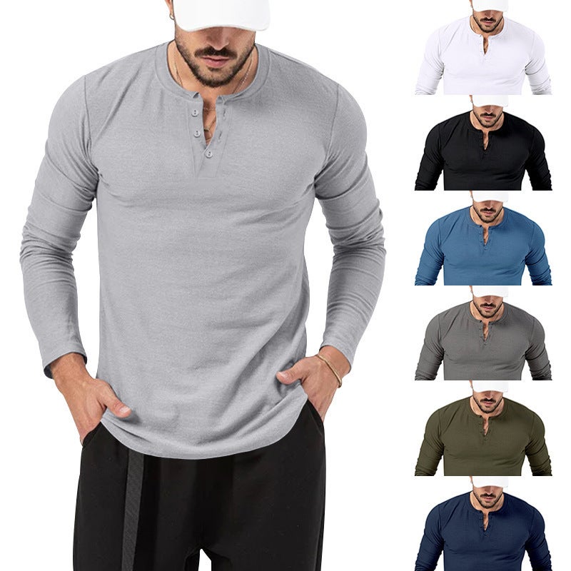 تي شيرت رجالي طويل الأكمام - Image 1