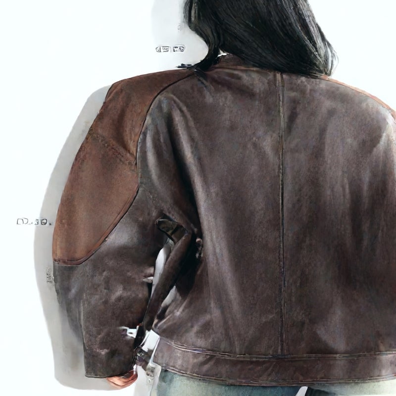 Vintage PU Leather Patchwork Blazer Jacket with Tie Belt Design Bodycon Mini Skirt Set - Image 3