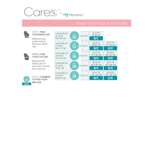 MARENA Caress Low Coverage Pocketed Bra - Compression Support Mastectomy Bra Beige - Image 5