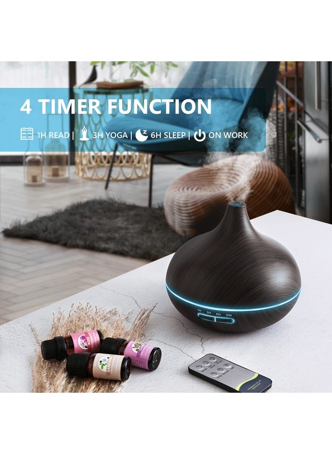 Essential Oil Diffusers，550Ml Oil Diffuser With 15X10Ml Essential Oils，Aromatherapy Diffuser With Ultrasonic Technology Diffusers For Essential Oils Large Room Home Office