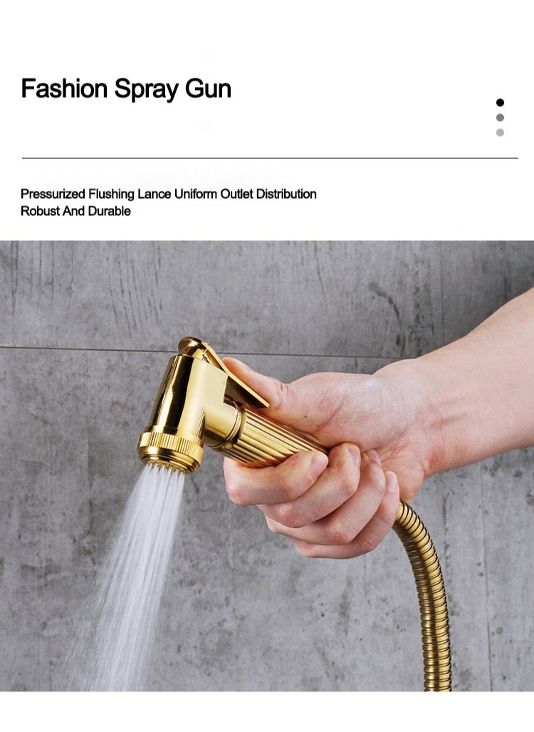Monda - Shower Set, Thermostaticc Shower Faucet Set Wall Mounted Shower Faucet Set Piano and Shower Keys with Bath Spout, Hand Sprayer - Image 1