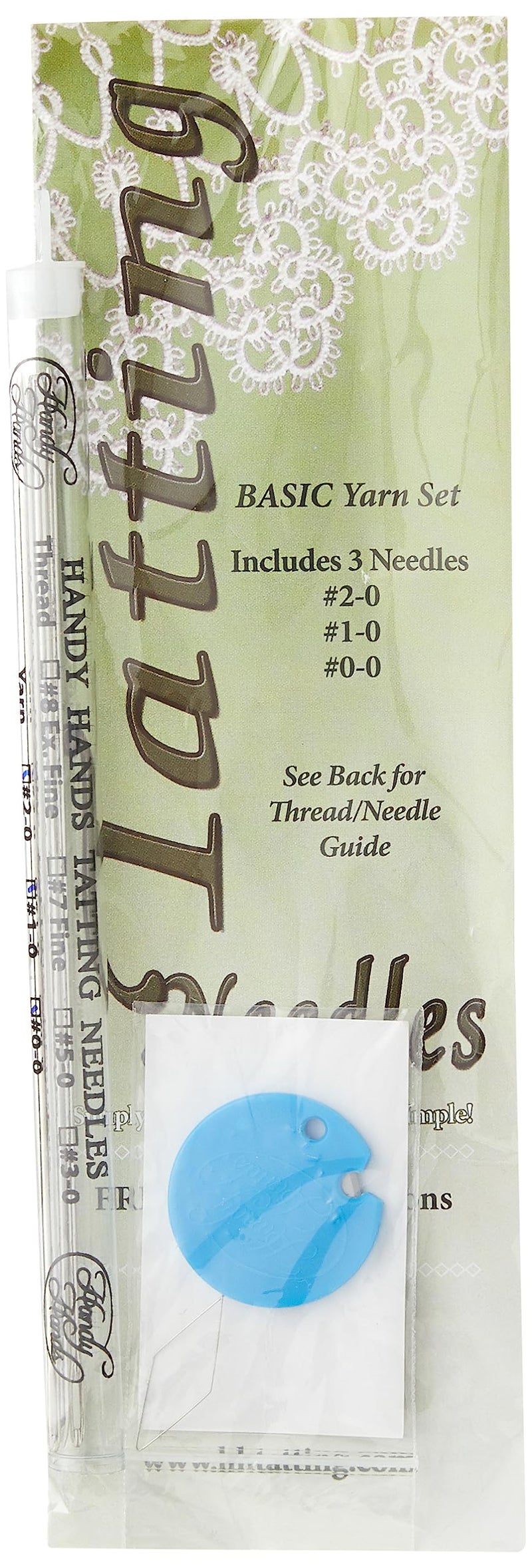 Handy Hands Pack of 3 (Y9) Yarn Tatting Needles, Gray - Image 2