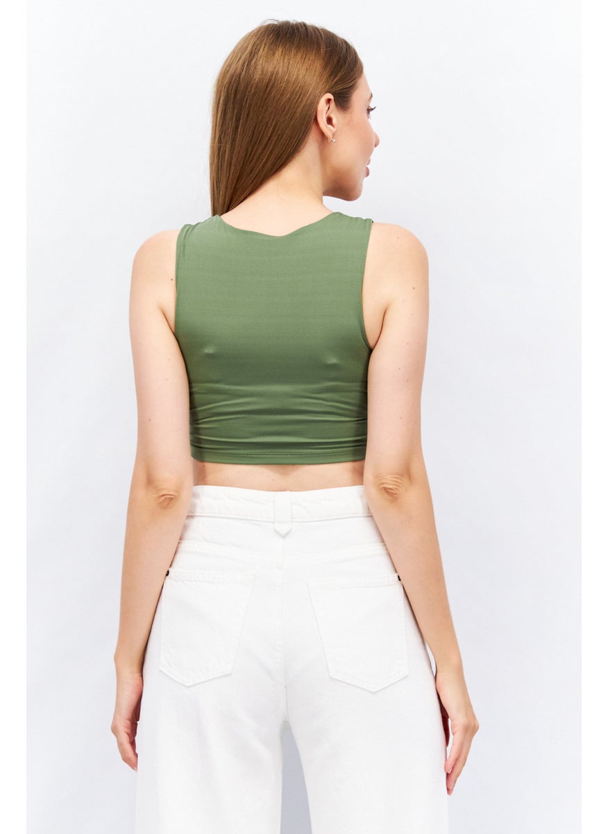 Women Round Neck Sleeveless Embroidered Crop Top, Olive - pzsku/Z3ECF5EF5E3D30F227EE4Z/45/_/1728336986/1f9dc216-8a48-4b5c-a7e1-412c2bd2b40d