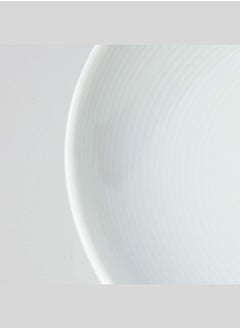 MUJI Porcelain Plate, Dia. 19 x H 3 cm, M, White  - Image 3