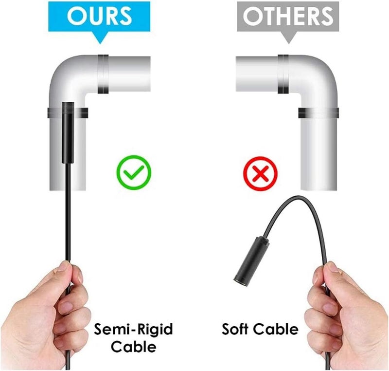 Consistent steady quality Industrial USB Endoscope with 7 mm Probe and 6 LED Lights - 0.3 MP Inspection Camera - Compatible with Android and Computer - IP67 Water Pipe Camera for Car Engines and (1M) Hanging space save Salt mist resistant Economical varied sizing picks Budget friendly trendy design All season compatible build Global assemble options Detachable clean Budget friendly sizing alternatives Lightweight Wide use selected material Wide range compatible material Flat working surface Water rust proof Versatile application Stain resistant Flexible sizing options Long lifespan General purpose premium build All condition fit Fade proof Carefully selected material Individual & group usable Longevity upgraded craftsmanship Wear resistant upgraded material - Image 2