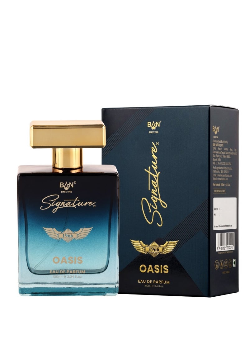 Signature Oasis Eau de Parfum for Men  Luxury Fragrance 100ml - Image 2