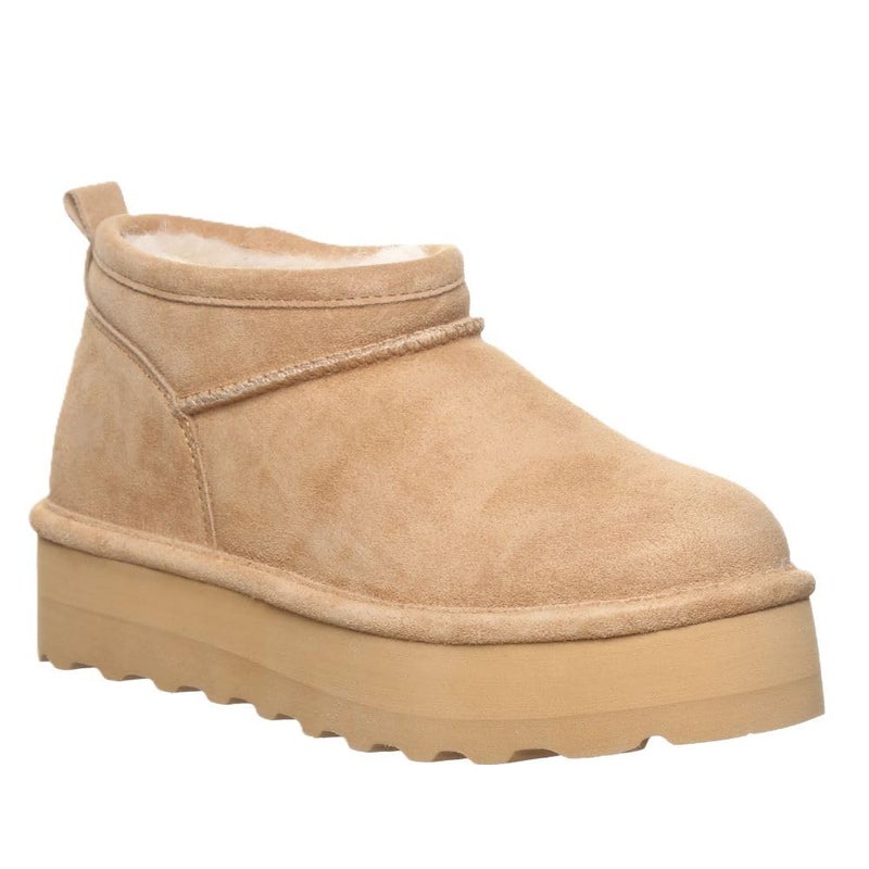 BEARPAW Women's Retro Super Shorty Boot, Iced Coffee, 7.5 M - Image 1