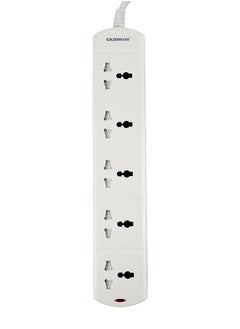 Olsenmark Olsenmark 5 Way Power Socket OMES1811D, 3 M cord, PP Fire Proof Housing and Child Safety, Ideal for Home, Office  - Image 1