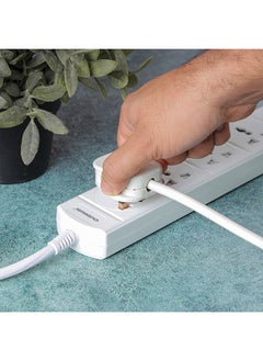 Olsenmark Olsenmark 5 Way Power Socket OMES1811D, 3 M cord, PP Fire Proof Housing and Child Safety, Ideal for Home, Office  - Image 2