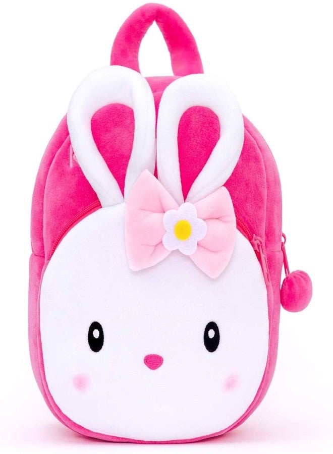 Black Hill Kids School Bag Soft Plush Backpack Cartoon Bags Mini Travel Bag for for Girls Boys Toddler Baby Konggi Rabbit & Elephant - Image 3