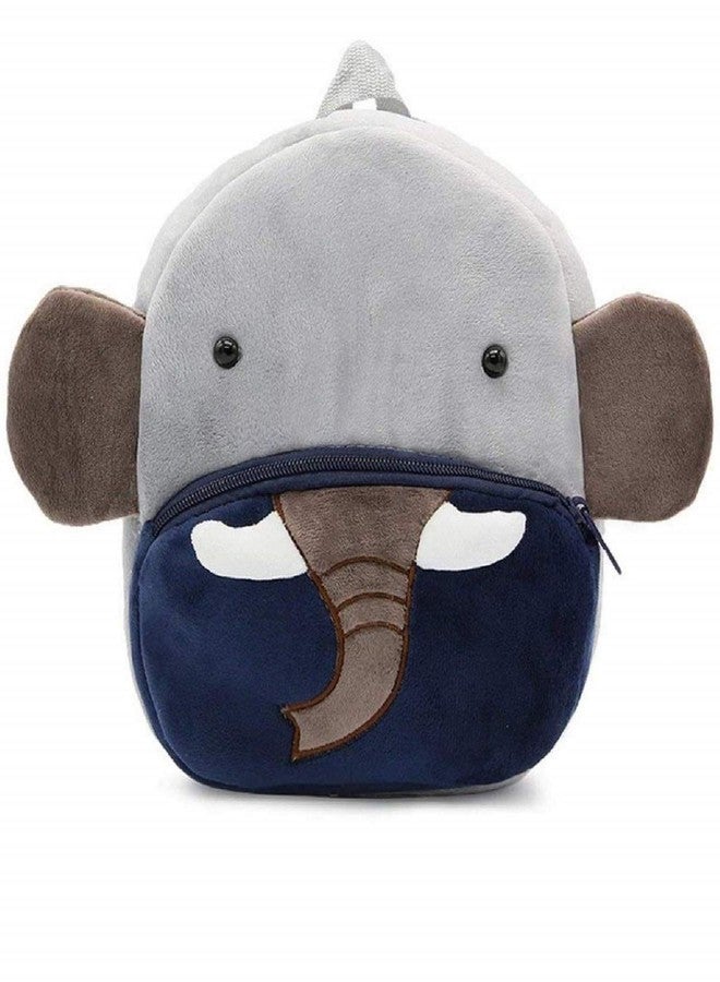 Black Hill Kids School Bag Soft Plush Backpack Cartoon Bags Mini Travel Bag for for Girls Boys Toddler Baby Konggi Rabbit & Elephant - Image 4