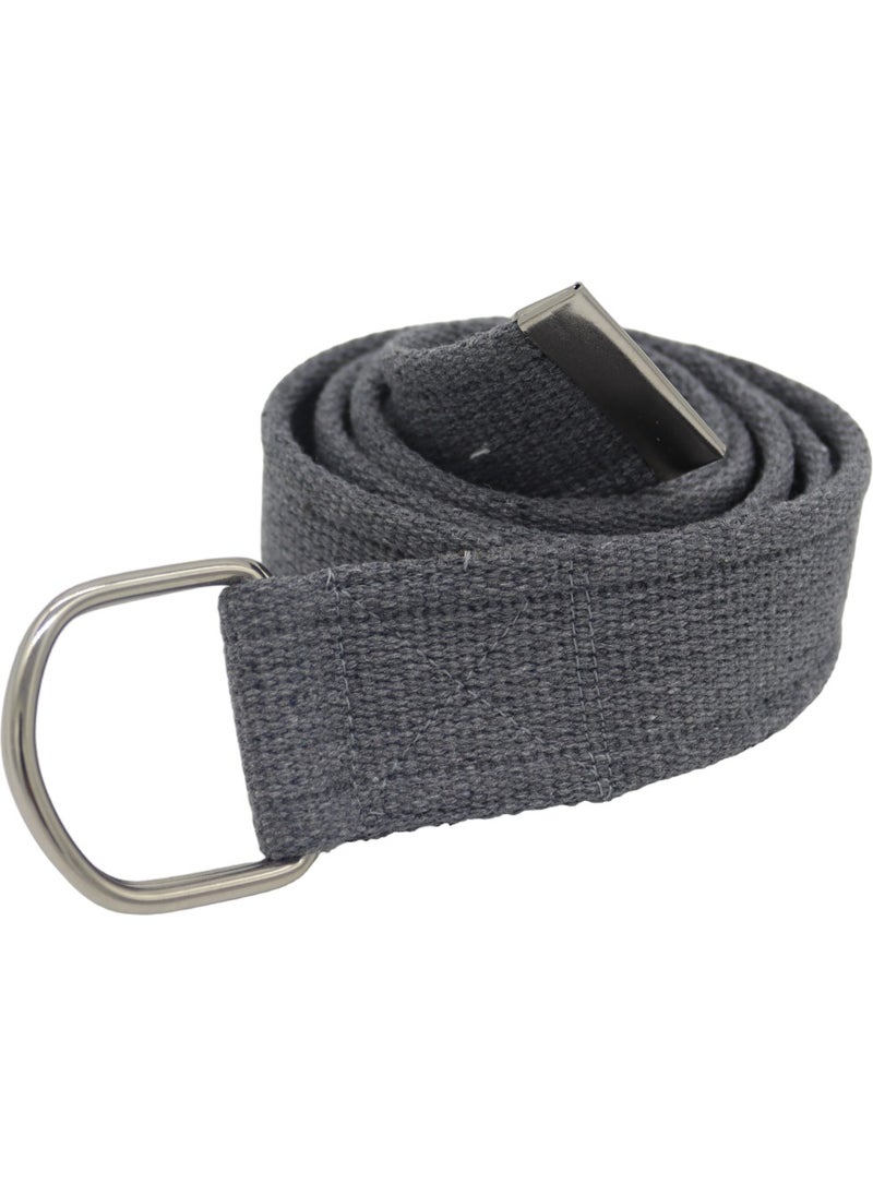 Anatolia Craft D Buckle Woven Men's Women's Young Dark Gray Tactical Sport Denim Canvas Cloth Belt  - Image 3
