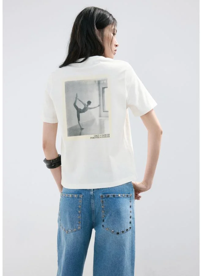 مانجو Short-sleeved printed t-shirt