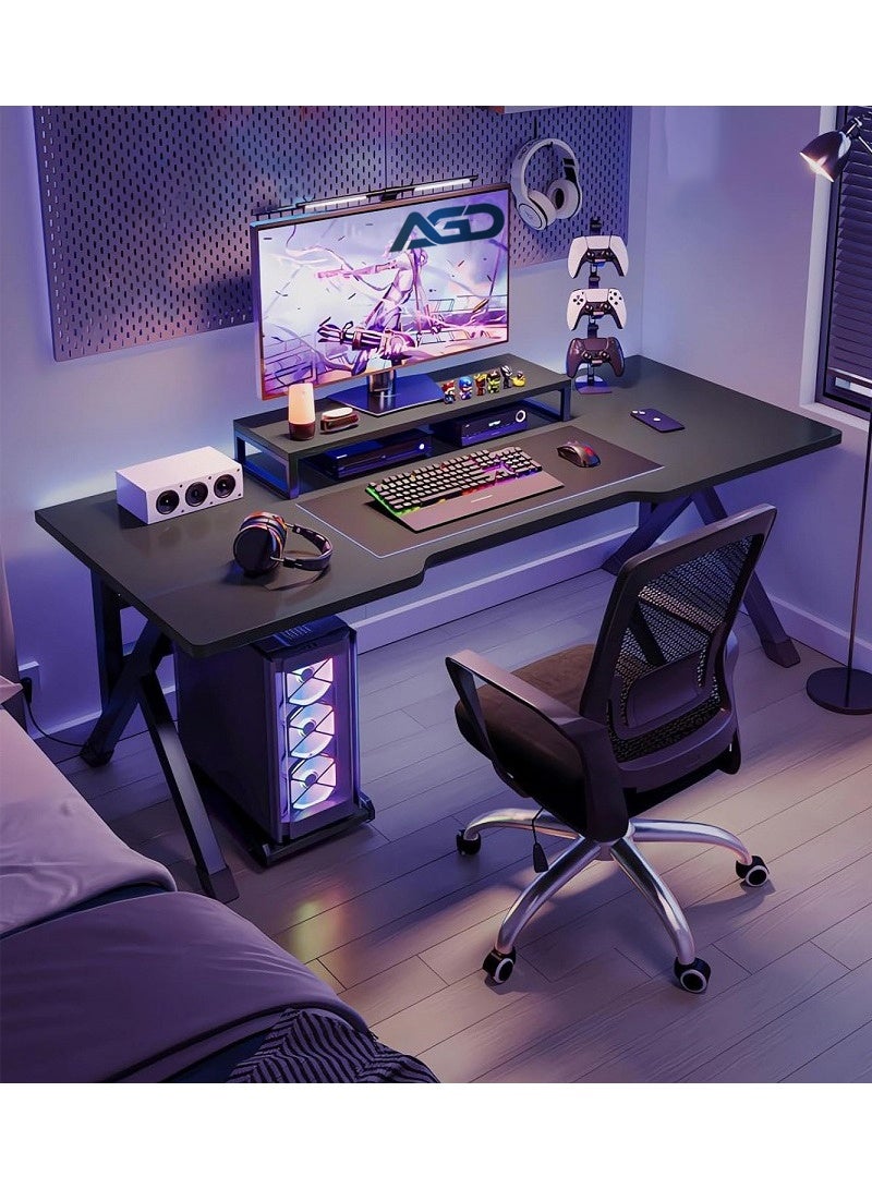 AGD Gaming and Computer Table, Modern Study Table, for Working, Writing, Studying, Gaming, Bedroom, Executive Workstation 120*60*75cm - Image 5