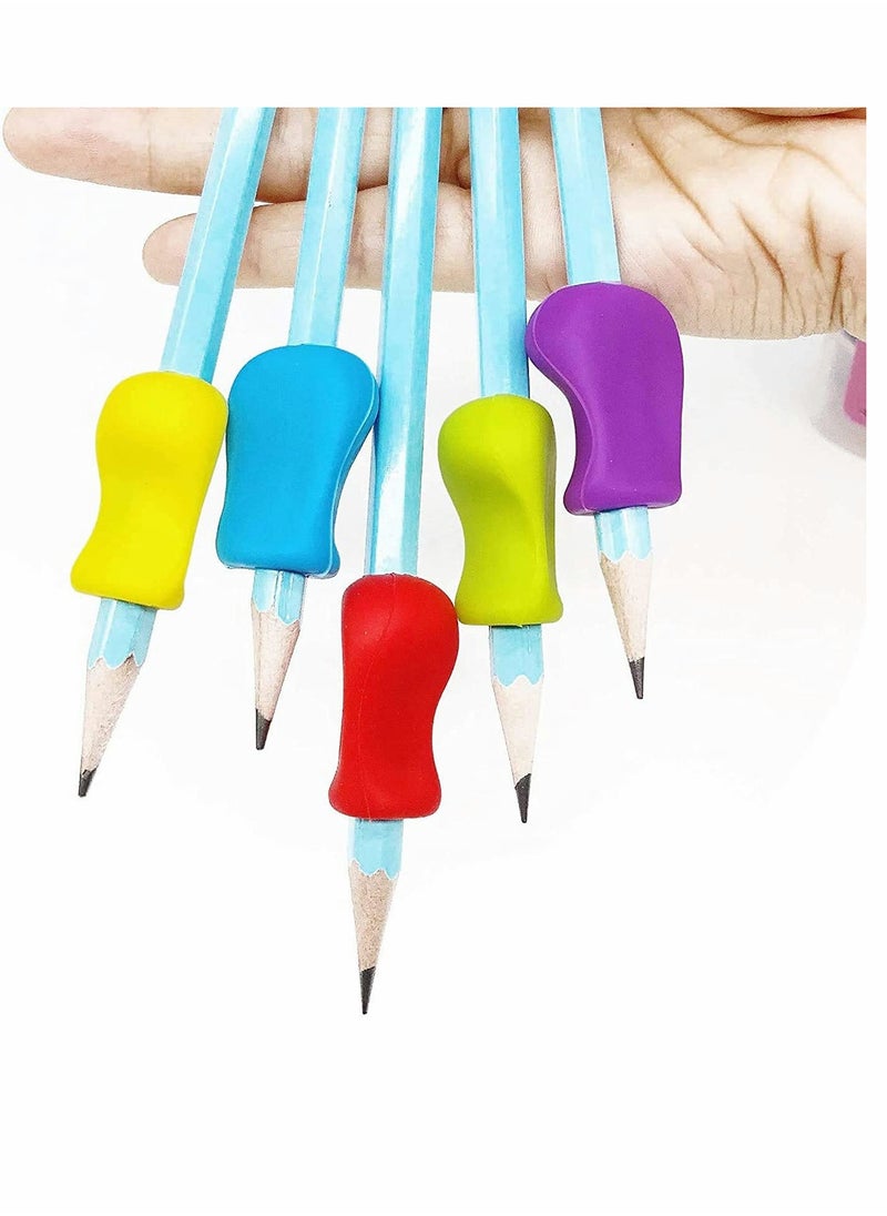 KASTWAVE - Pencil Grips for Children, Pencil Grips for Kids Handwriting, Ergonomic Writing Training Aid Correction Silicon Gel Pencil Grip for Children Preschoolers - Image 1