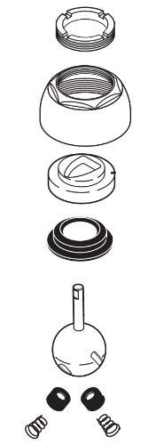 Peerless Faucet RP44123SS Ball, Seats, Springs, Cam, Cap, Adjusting Ring and Bonnet Repair Kit, Stainless - Image 2