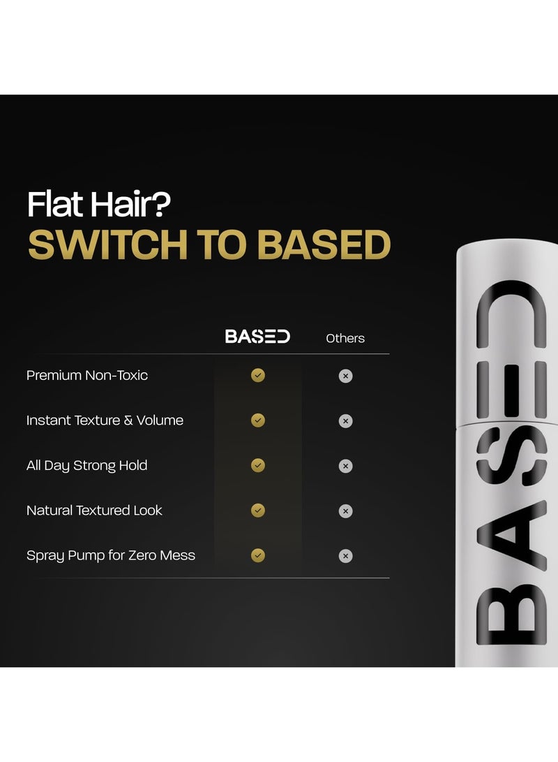 Based Hair Texturizing Powder, Lightweight & Volumizing Hair Styling Powder with Matte Finish, Add Texture to Hair with Medium Hold, Best for Short to Medium Hair, (1.7oz Bottle, Pack of 1) - Image 5