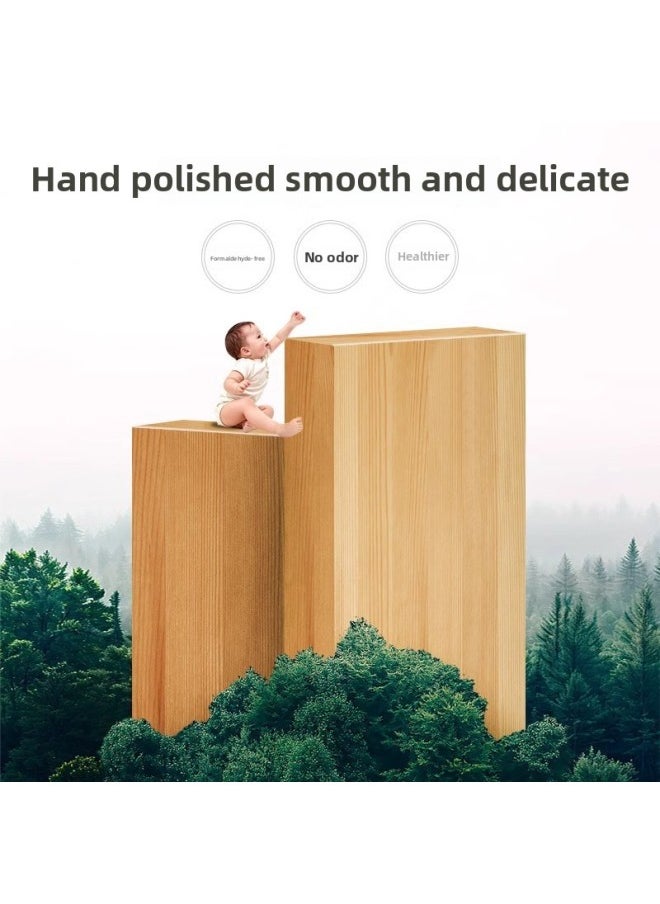 Clay Picture Frame Mounted Clay Handmade Diy Material Wooden Frame Color Mud Children's Creative Toy Works Display-Color:[ultra-light Clay-24 Colors]-Specifications:Square: Deep Groove Wooden Frame 20*20-rounded Corners
