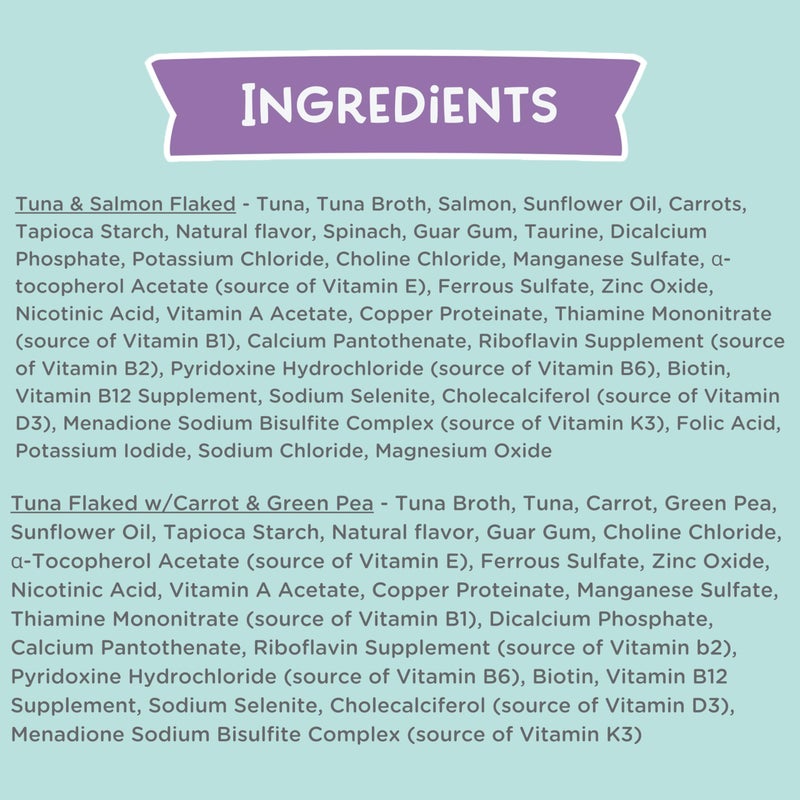 LOVE, NALA - FLAKED Fish & Chicken Variety Pack - 24 Pack- Natural Adult Cat Wet Food - Grain Free, Non-GMO, Lean Protein, Omega 3, Digestive Fiber, Added Minerals & Vitamins - Image 4