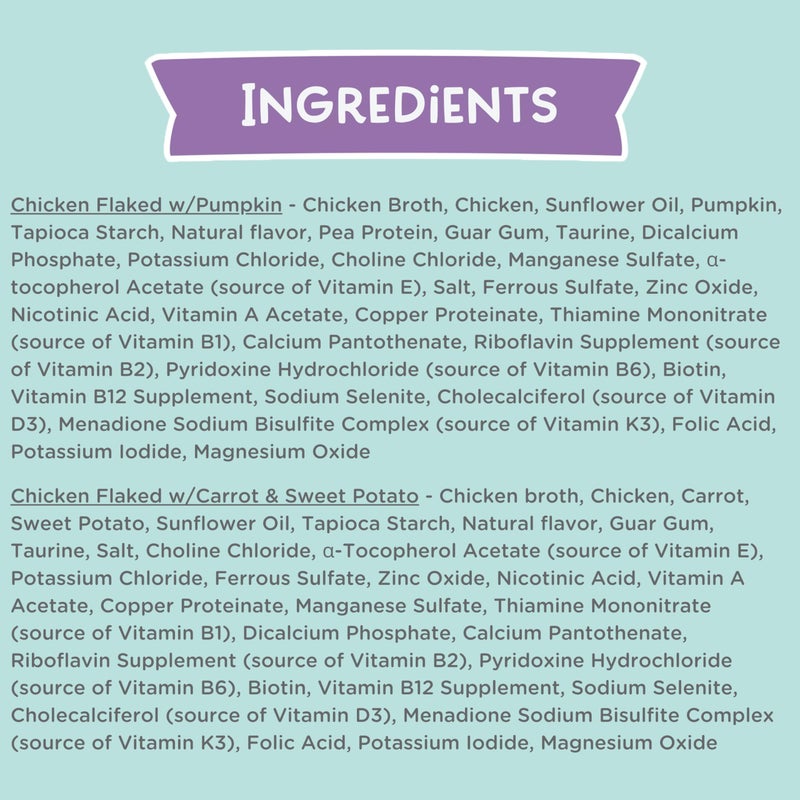 LOVE, NALA - FLAKED Fish & Chicken Variety Pack - 24 Pack- Natural Adult Cat Wet Food - Grain Free, Non-GMO, Lean Protein, Omega 3, Digestive Fiber, Added Minerals & Vitamins - Image 5