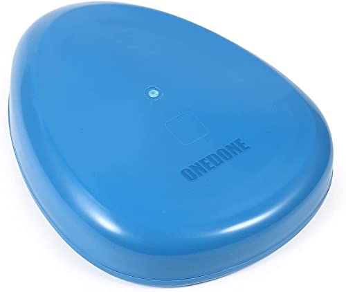 ONEDONE Bedpan for Elderly Females Heavy Duty Bed Pans for Elderly Men Women Thick Large Bedpans for Bedridden Patient Hospital Home Bed Pan Emergency Device (Blue) - Image 3