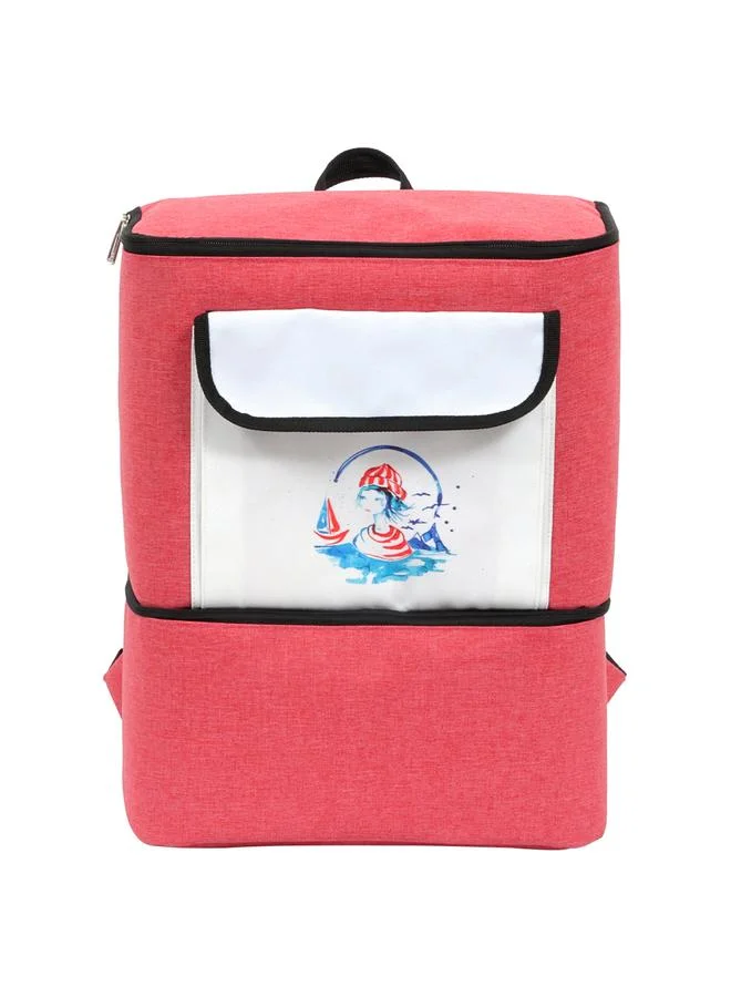 Anemoss Sailor Girl Design Insulated Backpack with 2-Compartments