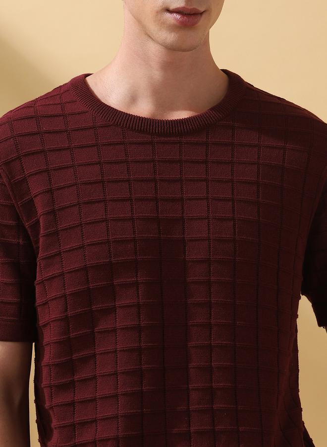 Dennis Lingo Men's Port Royale Flat Knit Textured Regular Fit T-Shirt  - Image 3
