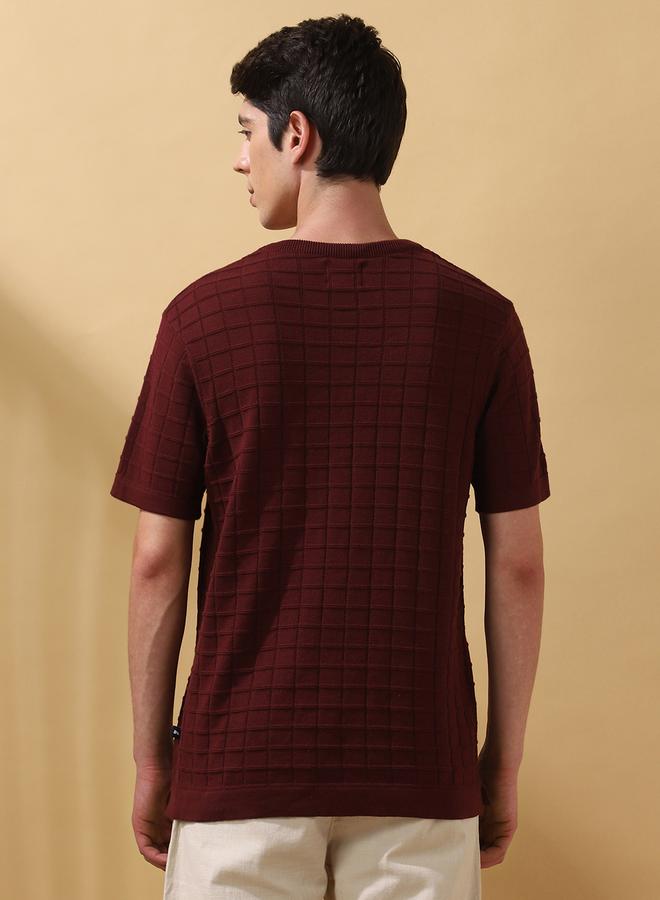 Dennis Lingo Men's Port Royale Flat Knit Textured Regular Fit T-Shirt  - Image 2