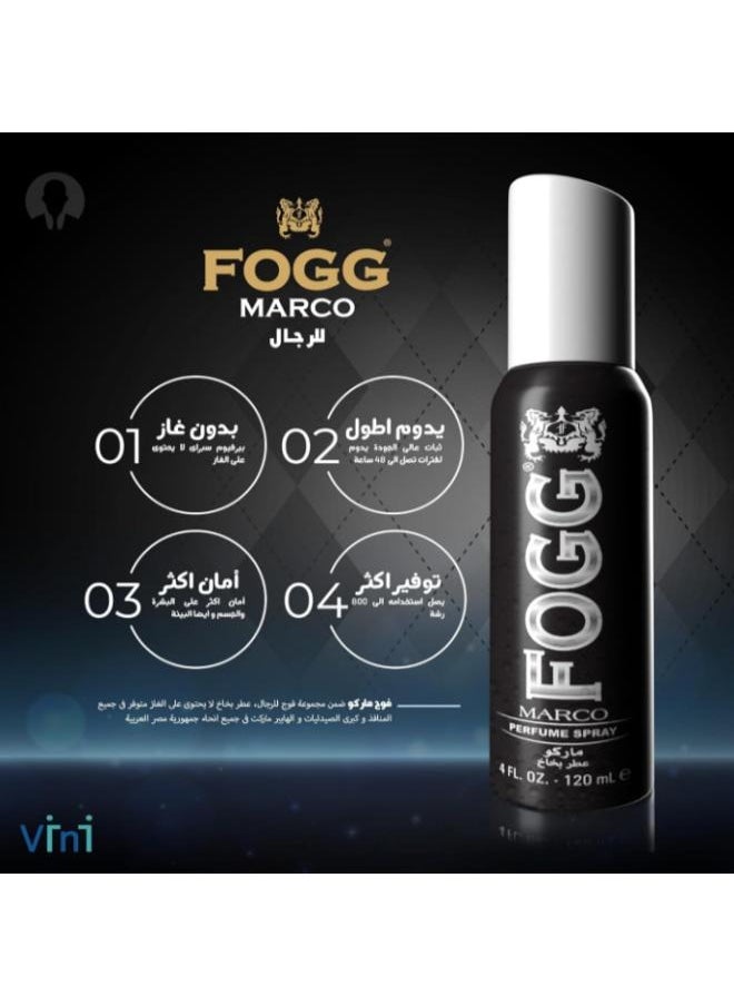 FOGG - Marco Perfume Spray 120ml - Image 1