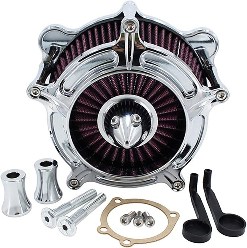 Wivplex Turbine Spike Air Cleaner Intake Filter for Harley - Image 1