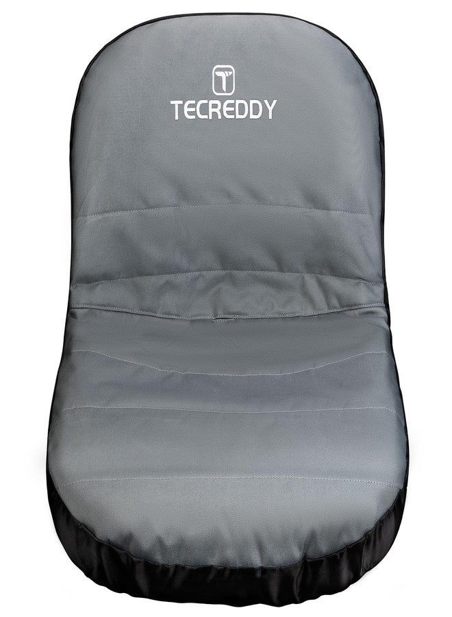 Tecreddy Lawn Mower Seat Cover, Weatherproof Durable Tractor Seat Cover Compatible with Husqvarna Craftsman Toro John Deere Cub Cadet Riding Lawn Mower, Medium - Image 1