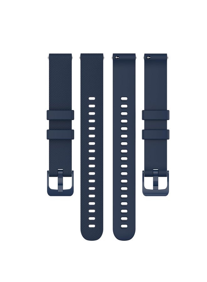 INF أحزمة ساعات سيليكون من INF متوافقة مع ساعات Garmin Vivoactive 4S / Venu 2S / Venu 3S / Vivomove 3S، حزام معصم رياضي ناعم مقاوم للماء مقاس 18 مم، سريع الفك، بديل لساعات Garmin Forerunner 255s/265S - Image 4
