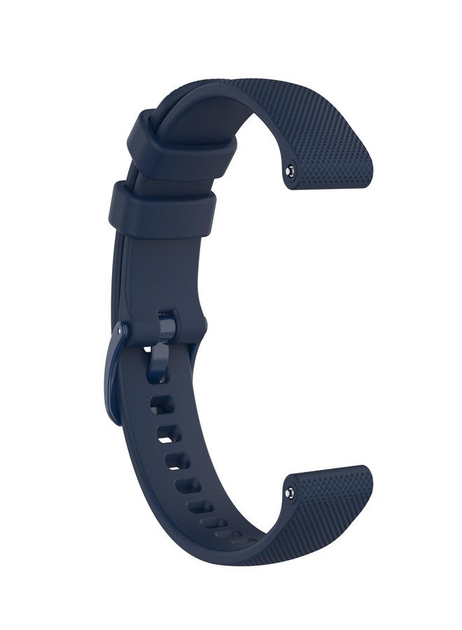 INF أحزمة ساعات سيليكون من INF متوافقة مع ساعات Garmin Vivoactive 4S / Venu 2S / Venu 3S / Vivomove 3S، حزام معصم رياضي ناعم مقاوم للماء مقاس 18 مم، سريع الفك، بديل لساعات Garmin Forerunner 255s/265S - Image 2