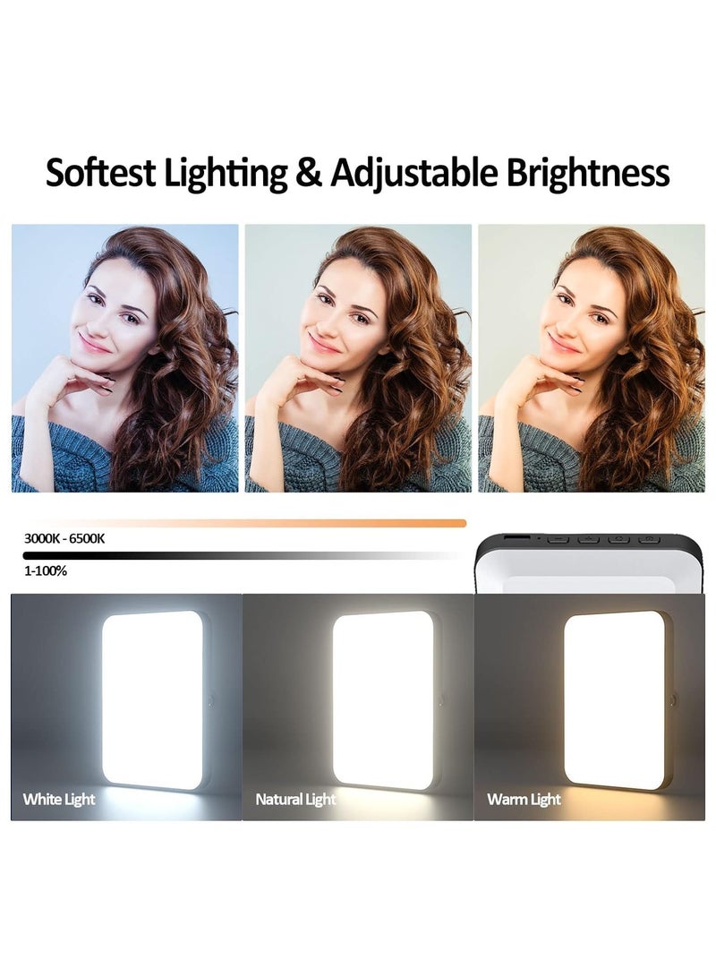 80 LED Phone Light, Selfie Light, Rechargeable Clip Video Light, Adjusted Multiple Light Modes, for Phone, Camera, Laptop, iPad, Light for Phone for Selfie, Video Conference, TikTok, Vlog  - Image 2