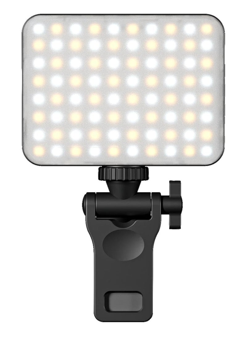 80 LED Phone Light, Selfie Light, Rechargeable Clip Video Light, Adjusted Multiple Light Modes, for Phone, Camera, Laptop, iPad, Light for Phone for Selfie, Video Conference, TikTok, Vlog  - Image 3