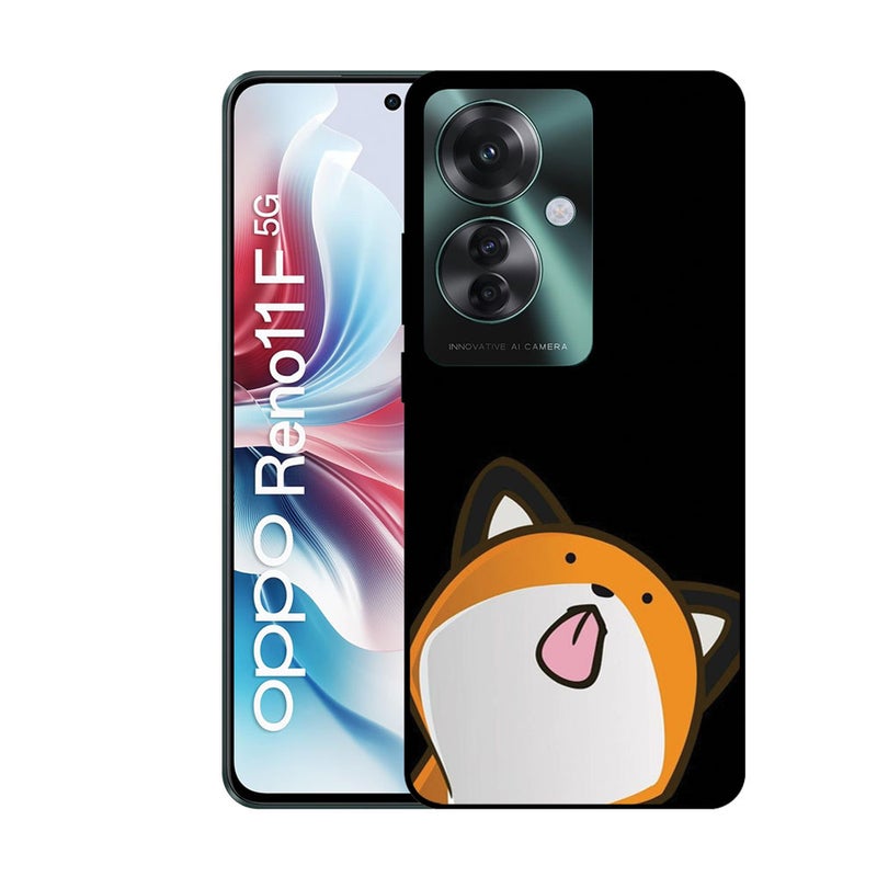 الصيد العين غطاء حماية مطبوع لهاتف Oppo Reno 11 F - رسوم متحركة لطيفة - Image 1