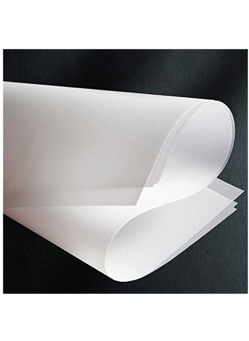 KASTWAVE - 100 Sheets Tracing Paper, 8.5 x 11 inches Artists Tracing Paper White Trace Paper Translucent Clear Paper for Sketching Tracing Drawing Animation - Image 1