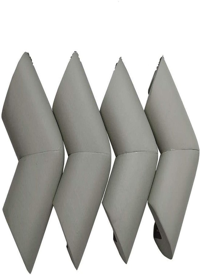 DTR Creation Baby Proofing Edge Corner Guards, 4 Pieces, Furniture Corner Cushion for Child Safety, Corner Protector for Baby, Edge Guard Strips, Non Toxic, BPA Free, Grey - Image 2