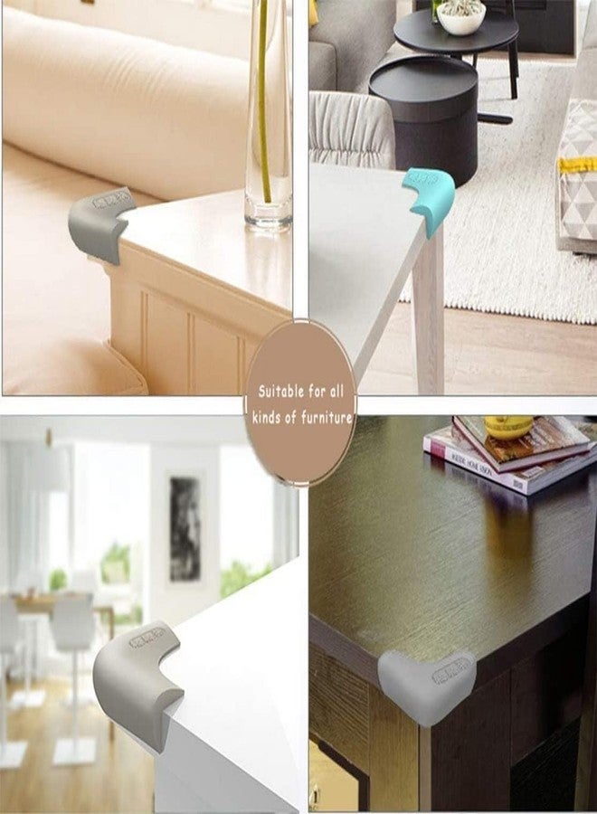 DTR Creation Baby Proofing Edge Corner Guards, 4 Pieces, Furniture Corner Cushion for Child Safety, Corner Protector for Baby, Edge Guard Strips, Non Toxic, BPA Free, Grey - Image 5