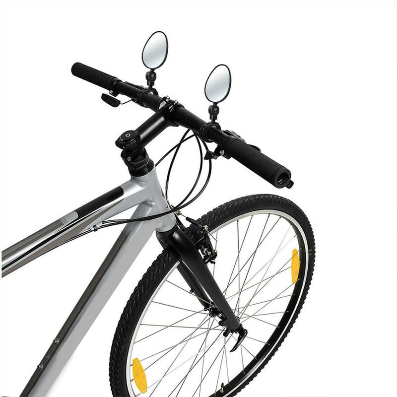 Adjustable Bike Handlebar Mirrors Rearview Safety Cycling Easy Install High Definition Scratch Resistant - Image 5