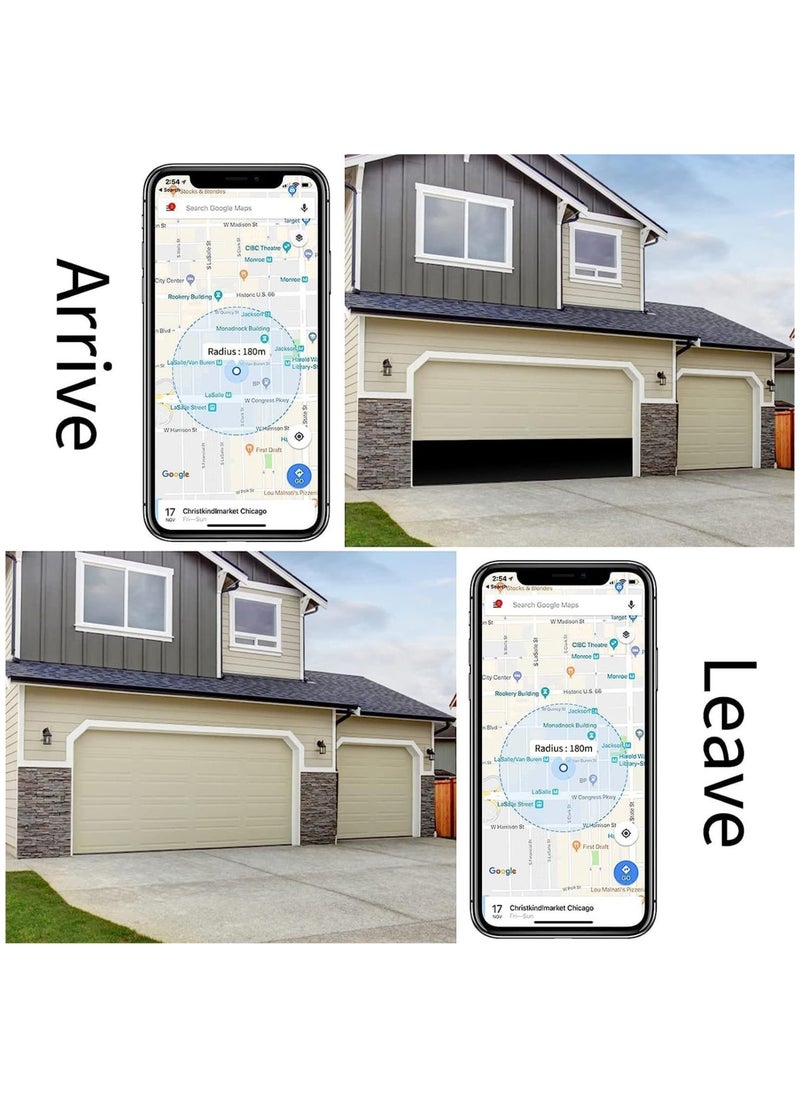 Smart WiFi Switch Garage Door Opener Controller Work, with Alexa Echo Google Home Smart Life/Tuya APP Control No Hub Required