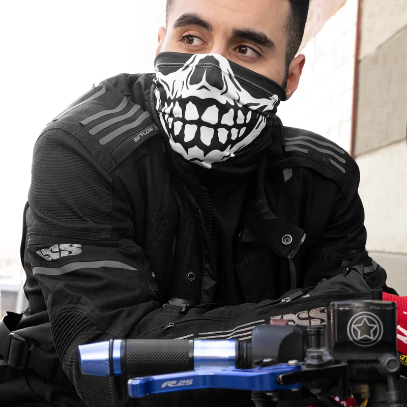 Hediye Sepeti Gift Basket Skull Designed Skeleton Mouth Bandana Mask