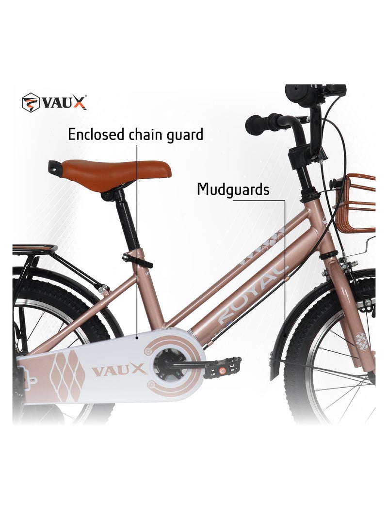 وكس دراجة فو Vaux Royal  للأطفال مقاس 16 بوصة - ذهبي وردي  - Image 5
